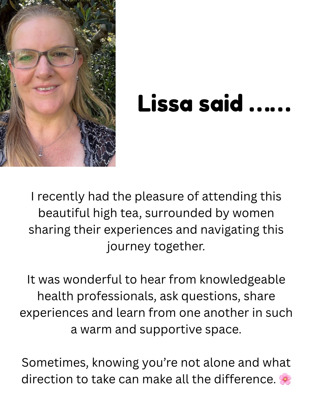 Lissa testimonial for Her Empowered Era